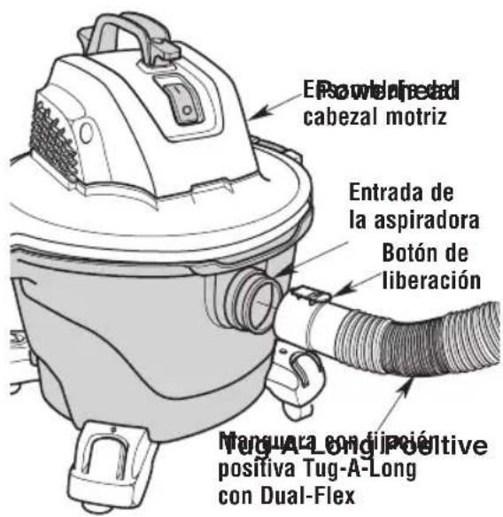 RIDGID RV2400HF0 - Inserción de la manguera con fijación positiva Tug-A-Long con Dual-Flex - 1