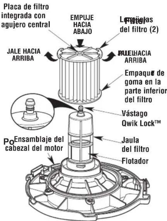 RIDGID HD18000 - Instalación del filtró: - 1
