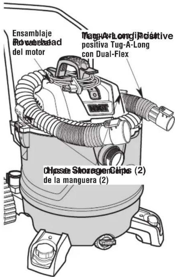 RIDGID HD18000 - Almacenamento de la manguera - 1