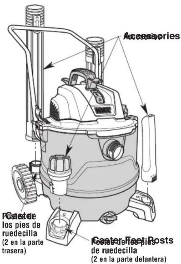 RIDGID HD18000 - Almacenamento de los accesos - 1