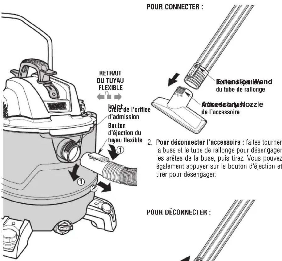 RIDGID HD18000 - Accessoires verrouillables - 1