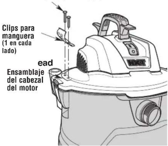 RIDGID HD18000 - Ensamblaje del clip de almacenamento de la manguera - 1