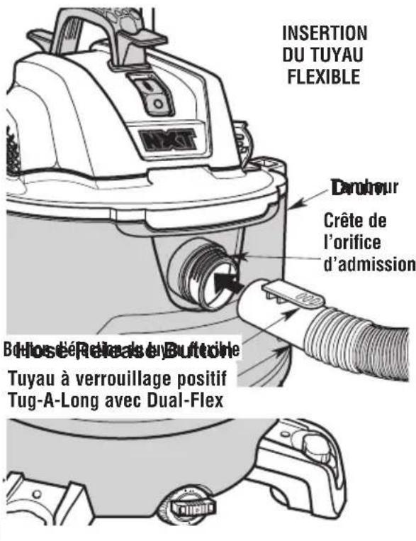 RIDGID HD18000 - Insertion/retrait du tuyau flexible à verrouillage positif tug-a-long avec dual-flex - 1