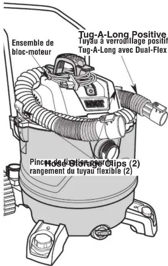 RIDGID HD18000 - Rangement du tuyau flexible - 1