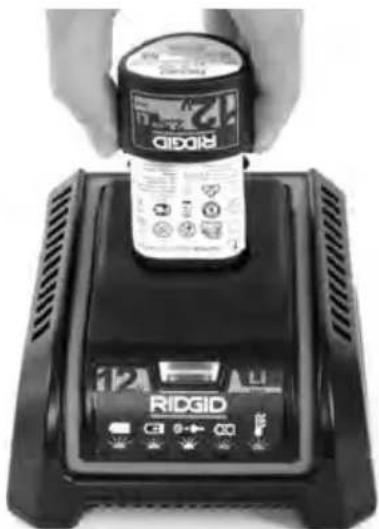 RIDGID RBC121R - Charging Procedure - 1