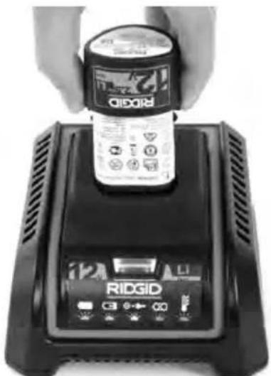 RIDGID RBC121R - Procedimiento dearga - 1