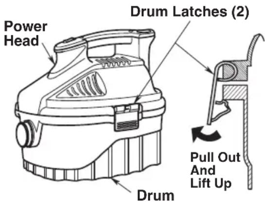 RIDGID 4000RV - Emptying the Drum - 1