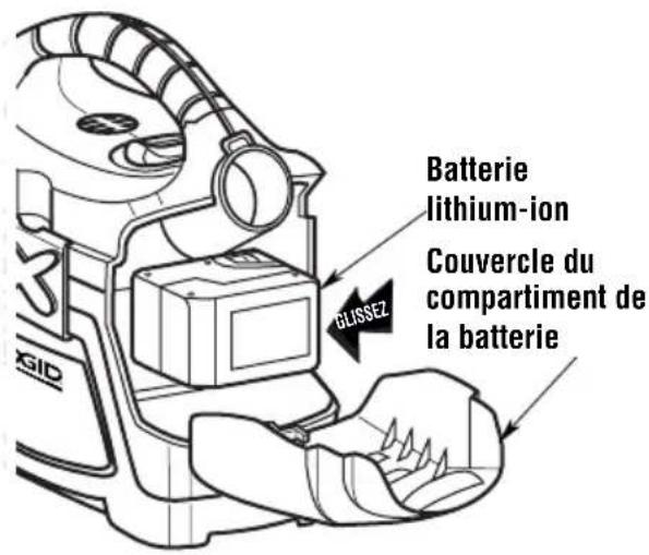RIDGID WD03180 - Retrait de la batterie - 1