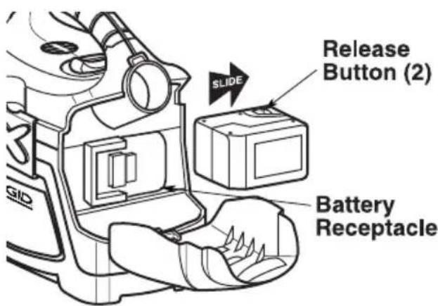 RIDGID WD03180 - Removal of Battery - 2