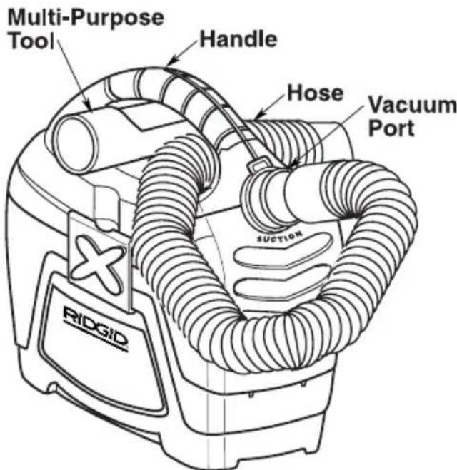 RIDGID WD03180 - Hose & Accessory Storage - 1