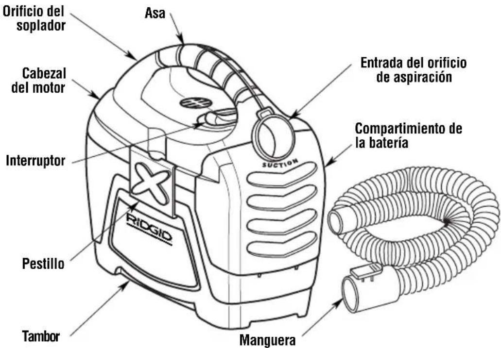 RIDGID WD03180 - Familiaración con su aspiradora inalámbrica —— - 1