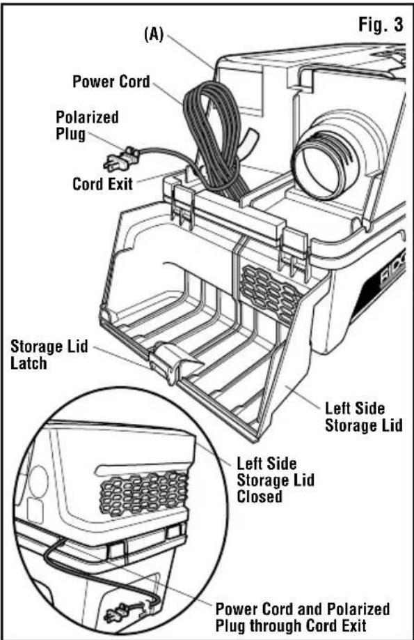 RIDGID HD0300 - POLARIZED PLUG (Fig. 3) - 1