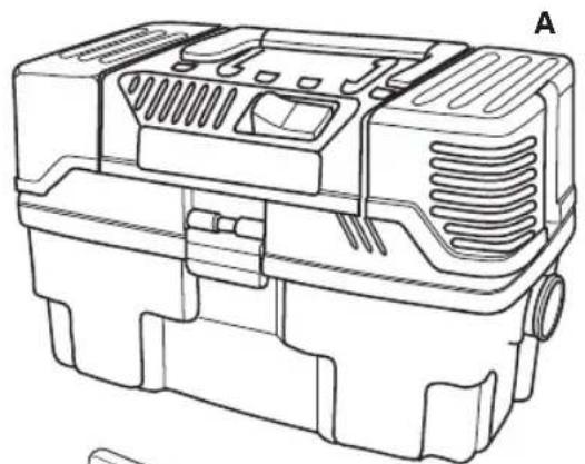 RIDGID ProPack VT1710 - Lista del contenido de la caja de cartón Clave Descripción Cant. - 1