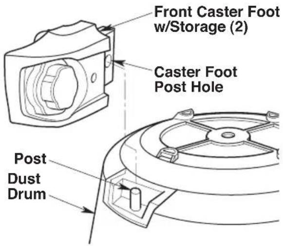 RIDGID RT1400 - Front Caster/Caster Foot Assembly - 2