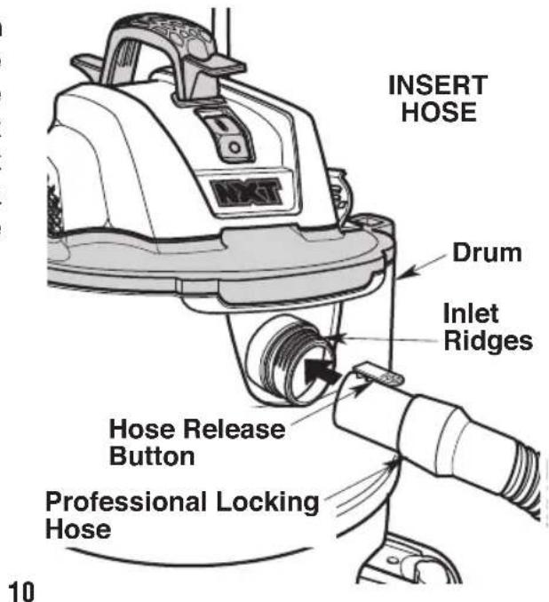 RIDGID RT1400 - Inserting/Removing the Professional Locking Hose - 1