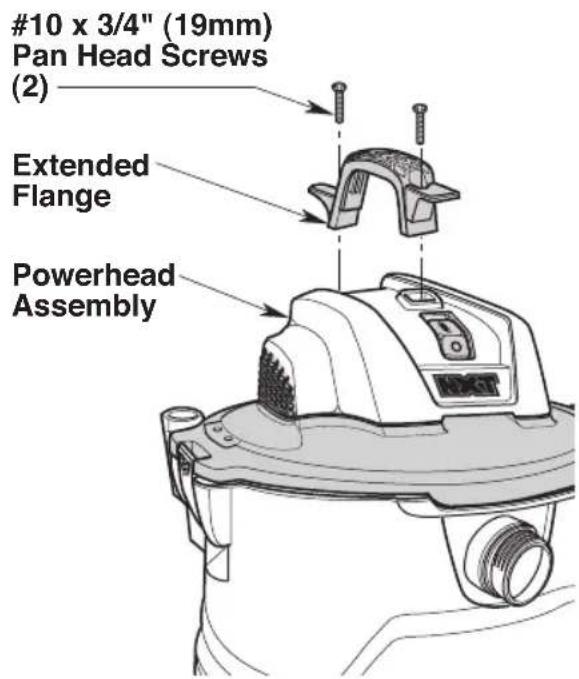 RIDGID RT1400 - Carry Handle/Cord Wrap Assembly - 1