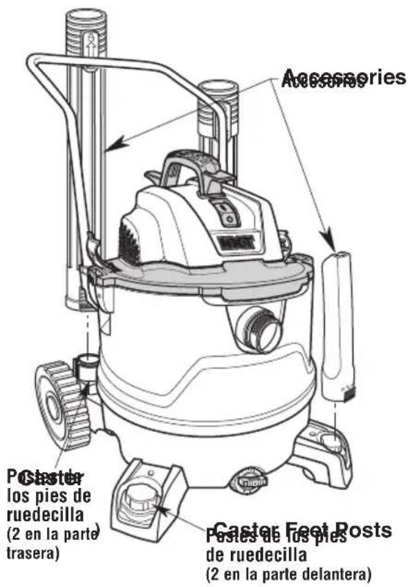 RIDGID RT1400 - Almacenamiento del cable de alimentación - 1
