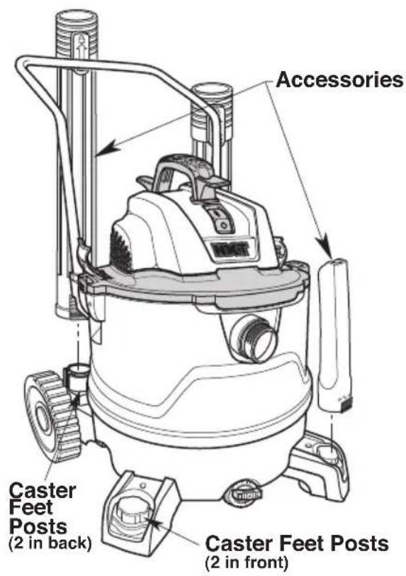 RIDGID RT1400 - Accessory Storage - 1