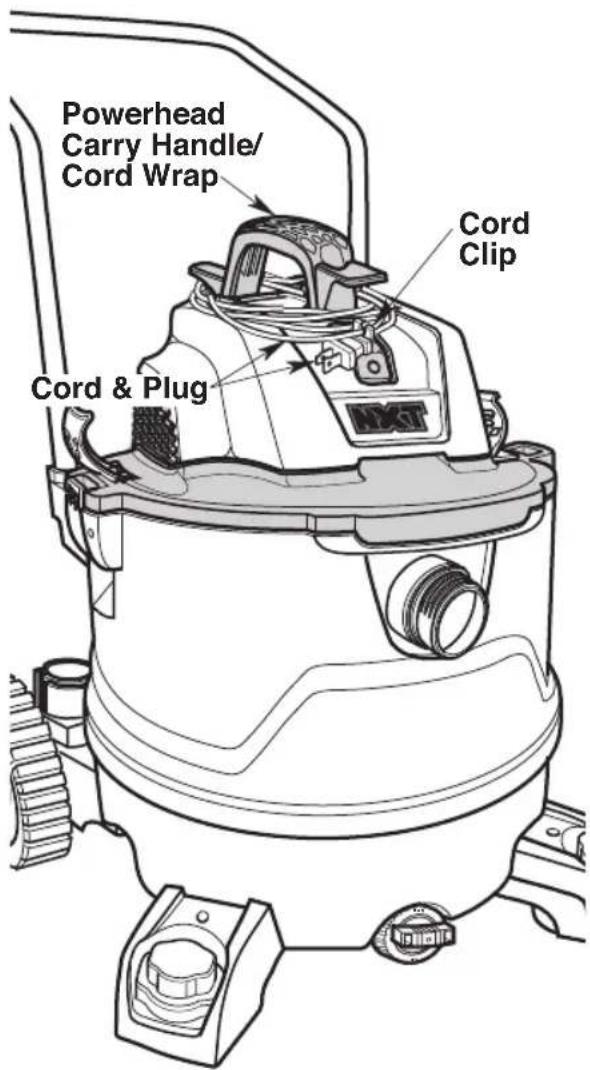 RIDGID RT1400 - Cord Storage - 1