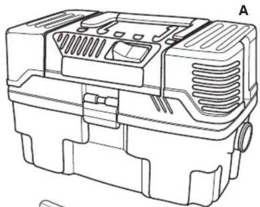 RIDGID ProPack VT1702 - Lista del contenido de la caja de cartón Clave Descripción Cant. - 1