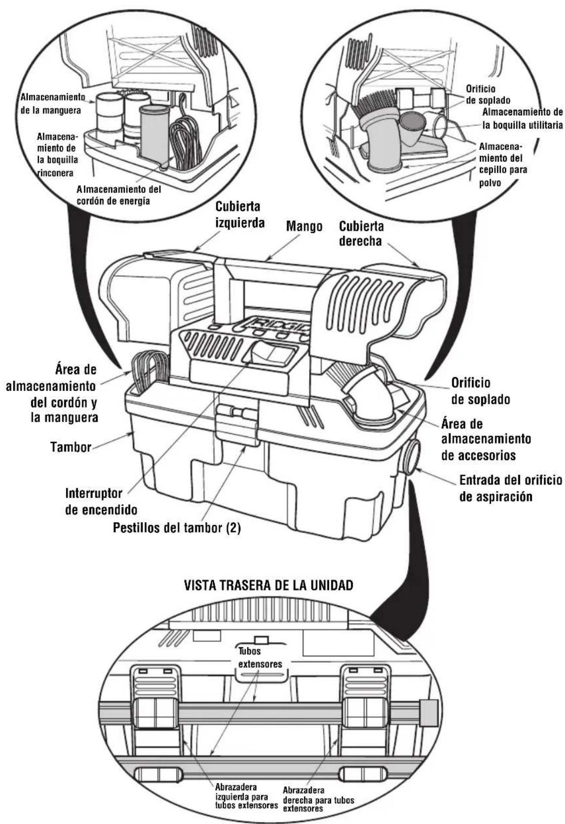 RIDGID ProPack VT1702 - Familiaración con la aspiradora - 1