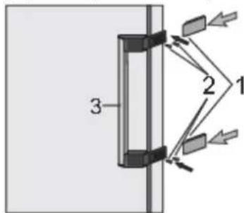 GORENJE R619DAXL6 - Remplacement de la poignée articulée (uniquement avec certains modèles) - 2