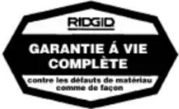 RIDGID ProPack VT1701 - Remarques - 2