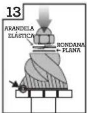 13 ARANDELA ELÁSTICA RONDANA PLANA