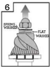 6 SPRING WASHER FLAT WASHER