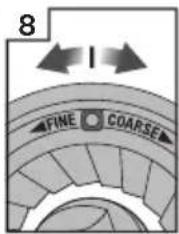 8 FINE COARSE