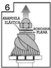 6 ARANDELA ELÁSTICA RONDANA PLANA