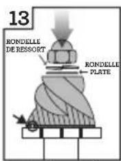 13 RONDELLLE DE RESSORT RONDELLLE PLATE