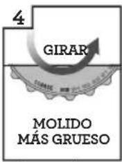 GIRAR MOLIDO MÁS GRUESO