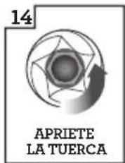 14 APRIETE LA TUERCA