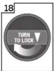 18 TURN TO LOCK