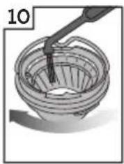 BREVILLE the Barista Express BES876 - CLEANING CONICAL BURRS - 10