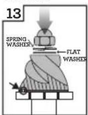 13 SPRING WASHER FLAT WASHER