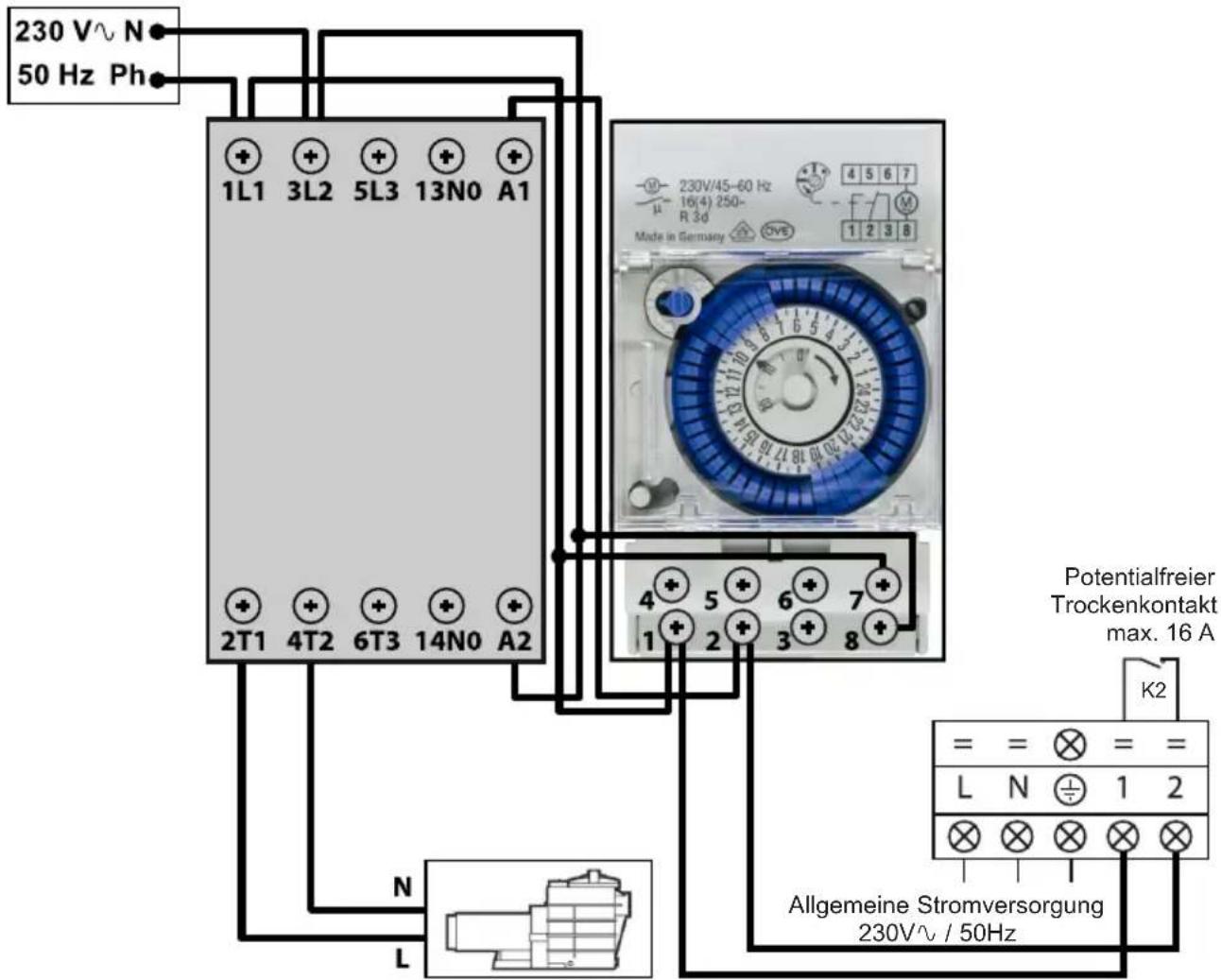 HAYWARD EnergyLine Pro Fi Heat - Vorrangige Heizanschlüsse einphasige Pumpe - 1