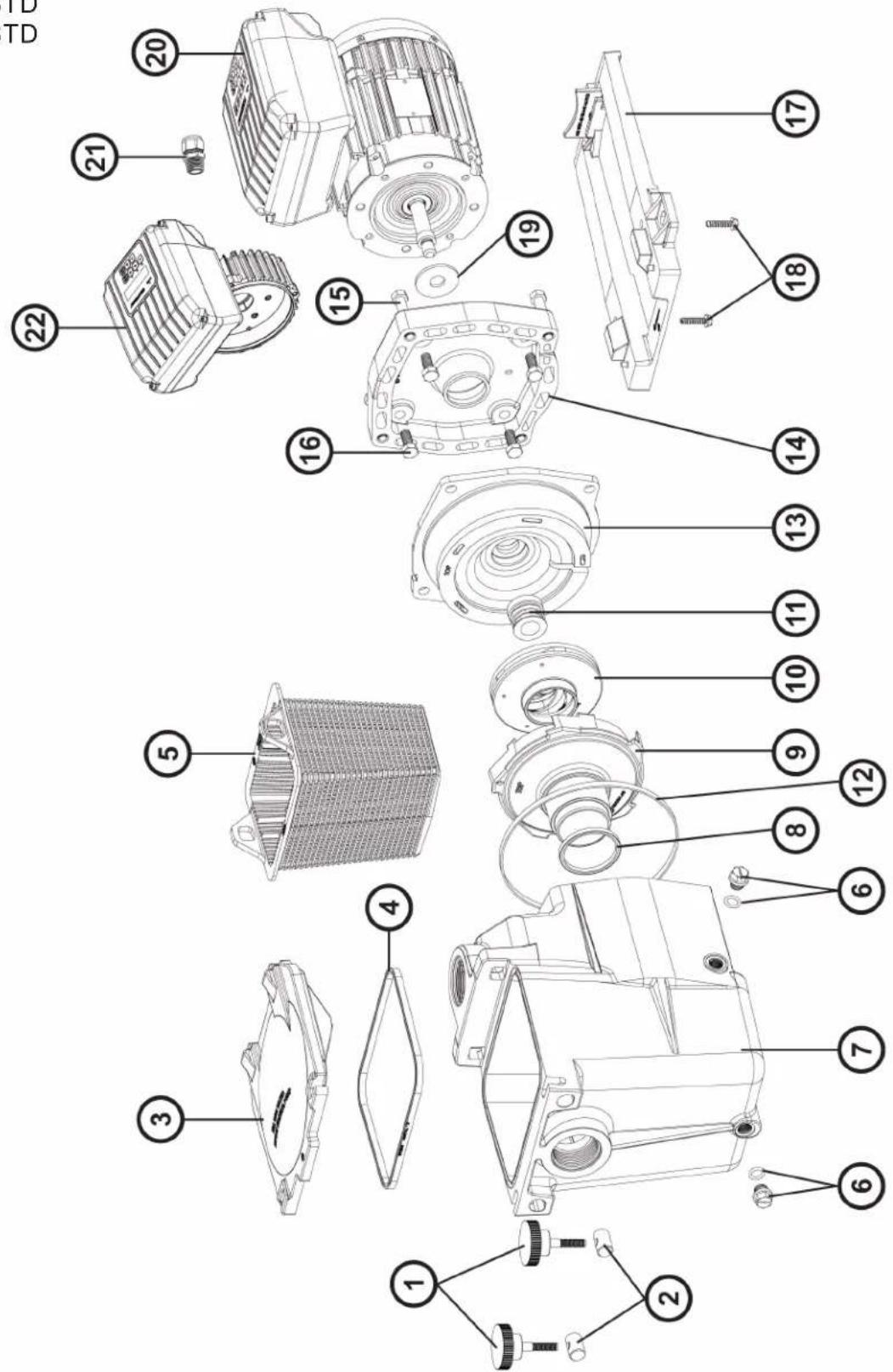 HAYWARD TriStar VSTD - SUPERPUMP VSTD - 1