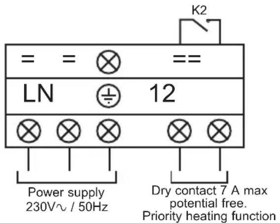 HAYWARD KPAC - Electrical connection - 3