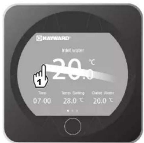 HAYWARD KPAC - Aktivering / Deaktivering - 3