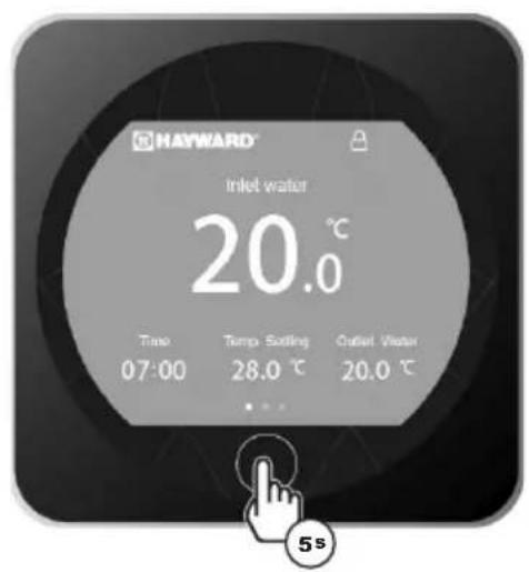 HAYWARD KPAC - 4.5Блokировka npa36лokировka TaKTNьного экрана - 4