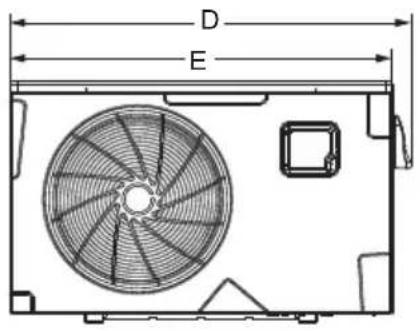 HAYWARD KPAC - Dimensjoner - 2