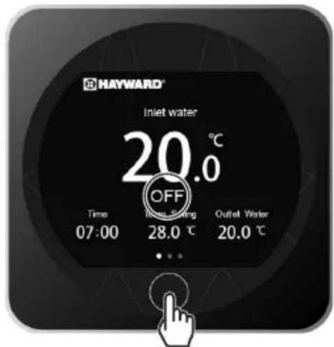 HAYWARD KPAC - Modalità ON - 1