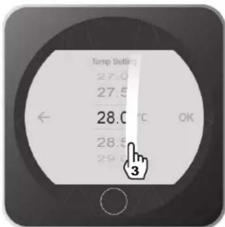 HAYWARD KPAC - Réglage du point de consigne - 4