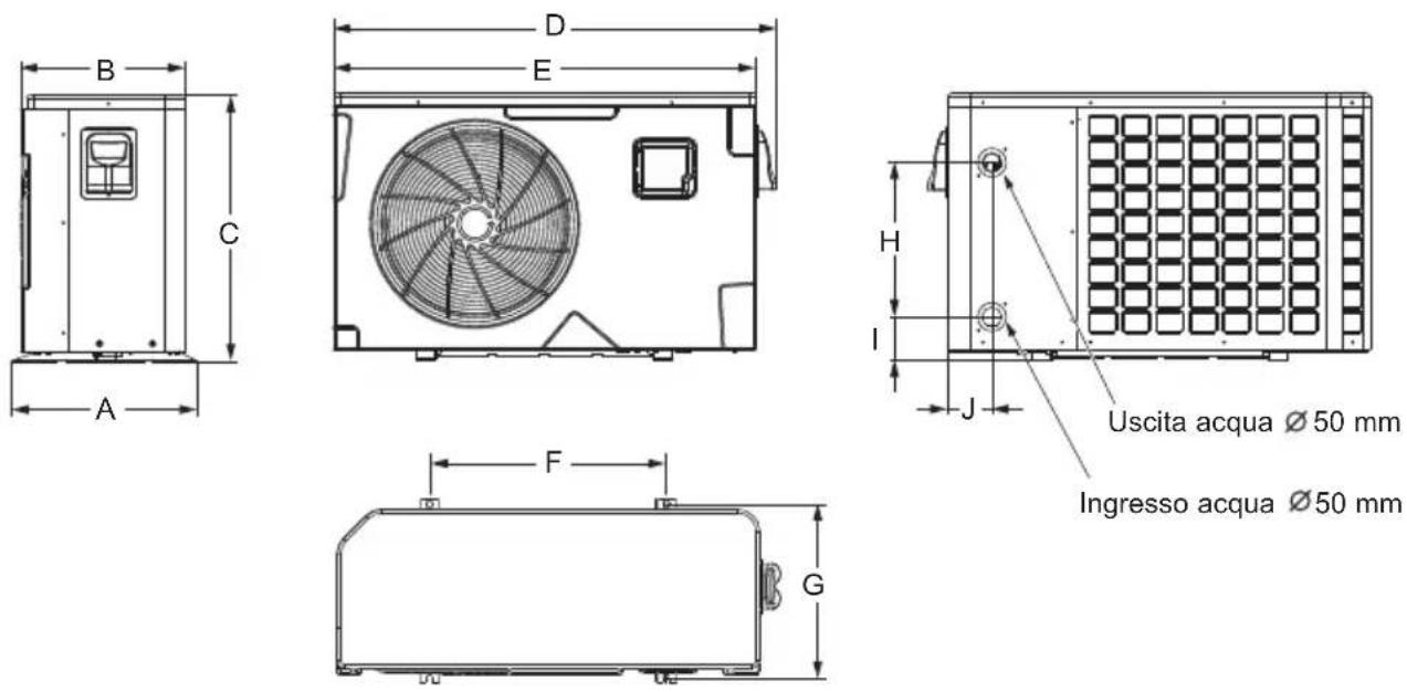 HAYWARD KPAC - Dimensioni - 1