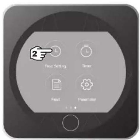 HAYWARD KPAC - Configuração de data e hora - 3