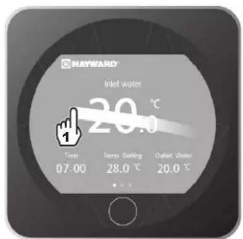 HAYWARD KPAC - Interface utilisateur (suite) - 1