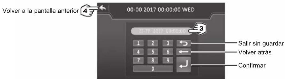 HAYWARD SumHeat Fi - Ajuste de la fecha y de la hora - 2