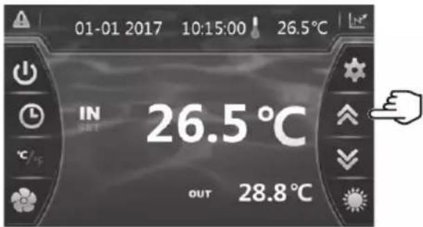 HAYWARD SumHeat Fi - Configurazione e visualizzazione set point - 1